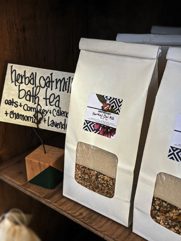 Herbal Oat Milk Bath Tea